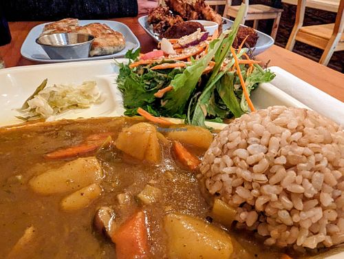 Curry Plate at Obon Shokudo in Portland