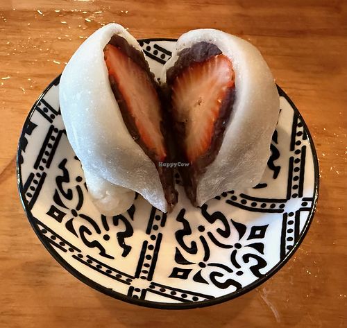 Ichigo daifuku at Obon Shokudo in Portland