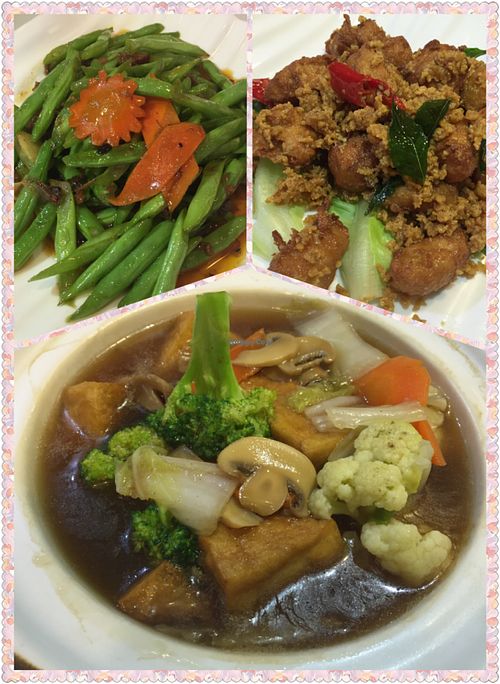 A lot of choice n the food is good! at Happy Garden Vege Cafe - Damansara Perdana in Petaling Jaya