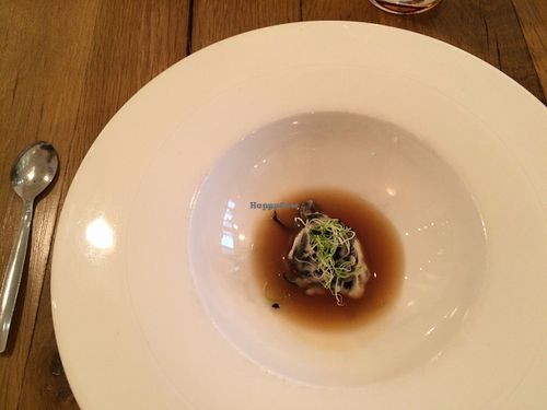 The amuse-bouche, the tastiest thing I tried. If only it could have been the main dish in a larger size. at Sense Eat in Paris