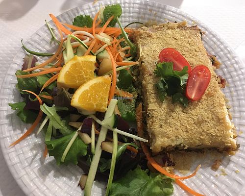 Dish of the day at Veganeats Caffe in Lisbon