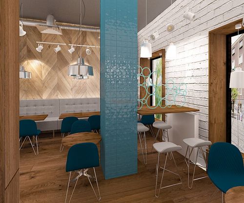 Inside at N'Ice Cream Factory in Warsaw