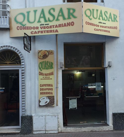 Restaurant from outside  at Quasar in Cordoba