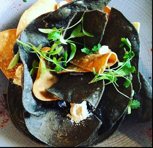 nachos at Farmacy in West London