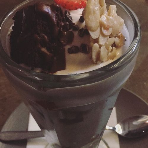 dessert  at Farmacy in West London