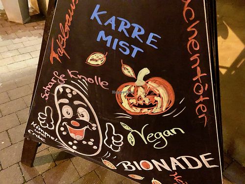 sign outside at Kartoffelhaus in Eisenach