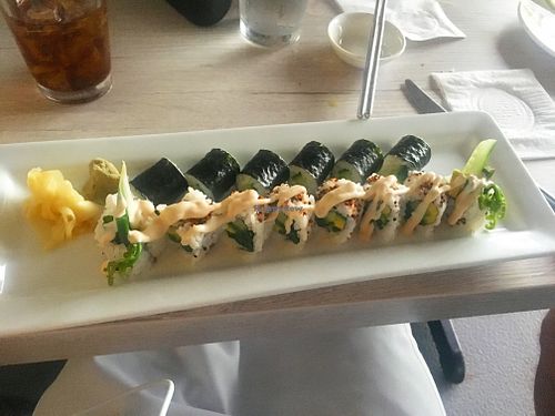 Vegan sushi at Hilo Bay Cafe in Hilo
