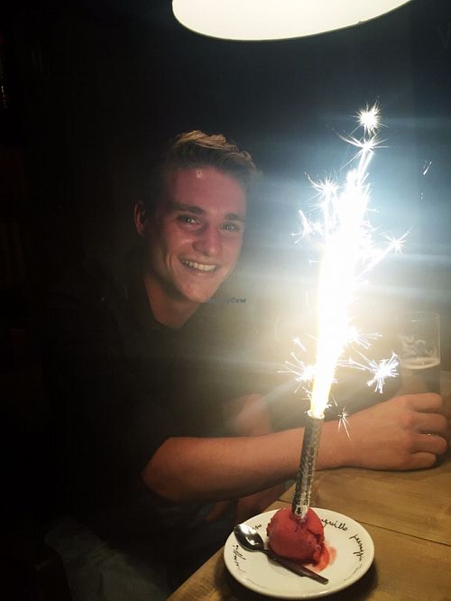 Birthday boy at Vrienden Van in Sneek