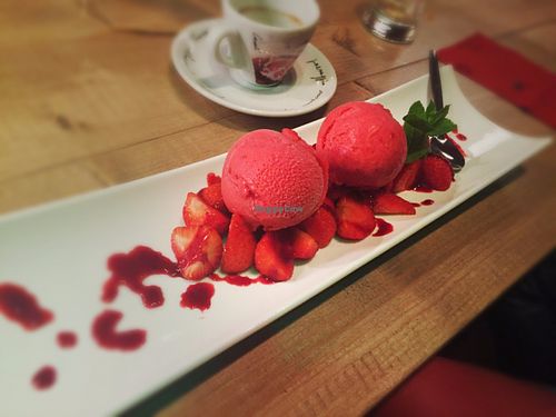 dessert at Vrienden Van in Sneek