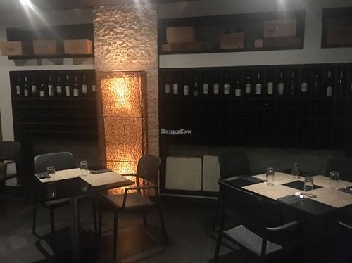 indoor seating at Avantika in Simpson Bay