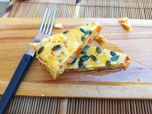 Vegan Quiche at Lattuga in Rome