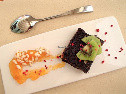 Vegan Chocolate Brownie at Clorofil-la in Mahon