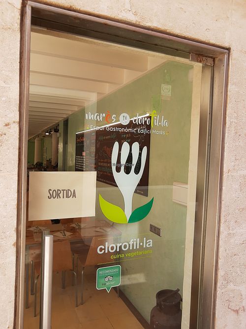 Door at Clorofil-la in Mahon