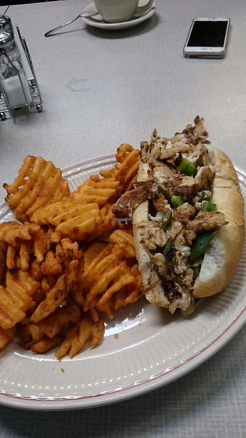 Chickensteak with cheese  at The Tasty in Philadelphia