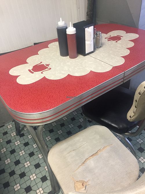 Loved this table at The Tasty in Philadelphia