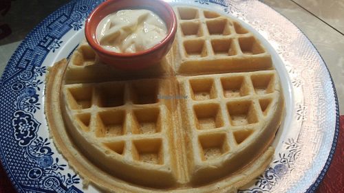 Waffle straight up at The Tasty in Philadelphia