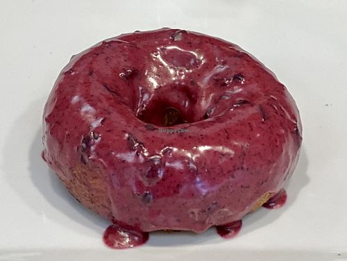 Blueberry Cake doughnut (vegan ) at Blue Star Donuts in Venice