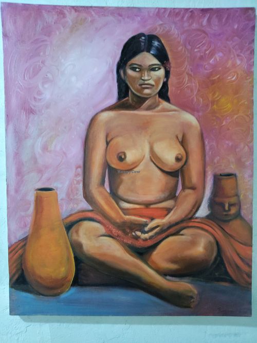 Arte para observar y el artista es el cheff at Pukasoncco arte y Restaurant in Paracas