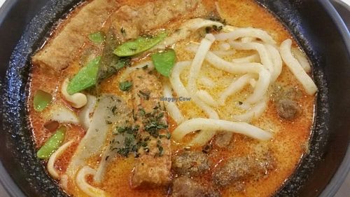 udon laksa at GroVe in Central Singapore