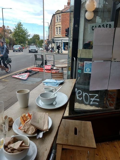 View at Cafe Kino in Bristol