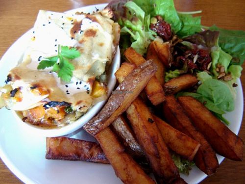 Lasagna at Cafe Kino in Bristol