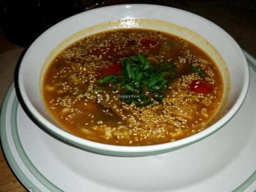 spicy Thai soup at Favorite Place - mozhzhevel'nik in Kyiv