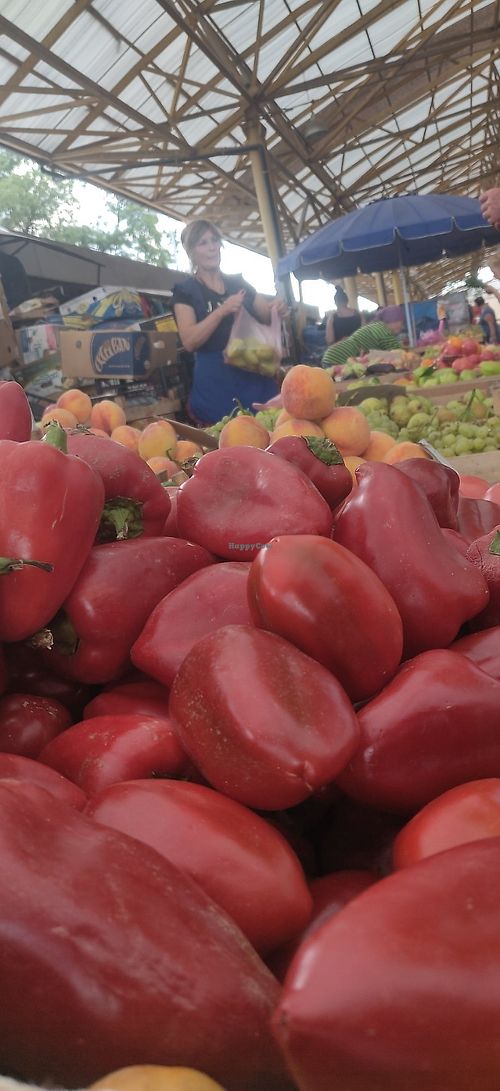 peppers at Pryvoz Market in Odessa