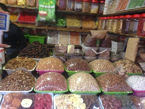 Nuts at Pryvoz Market in Odessa