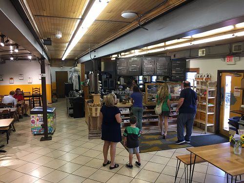 cafe at Swamp Rabbit Cafe in Greenville