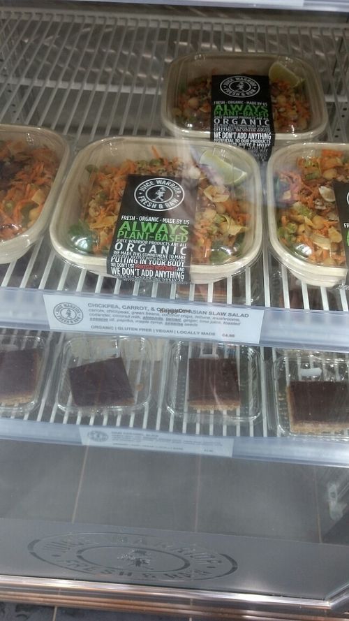 salads at Juice Warrior in Edinburgh