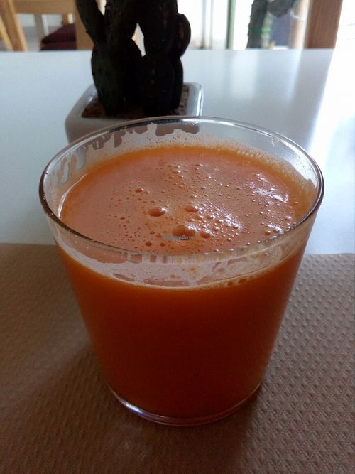 Fresh squeezed juice at Nomit in Valencia