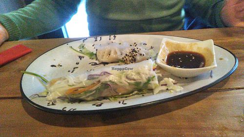 Spring roll and dim sum at Soya in Berlin