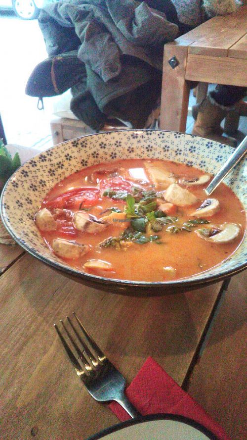 Curry soup at Soya in Berlin