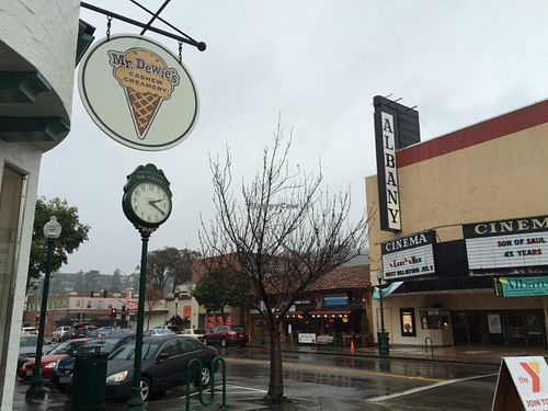 Located directly across from the theater at the bottom of Solano Avenue! at Mr. Dewie's Cashew Creamery in Albany