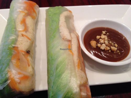 Vegan Summer Roll at Huong Viet in Bluffton