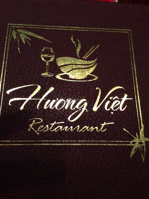 Great menu with photos! at Huong Viet in Bluffton