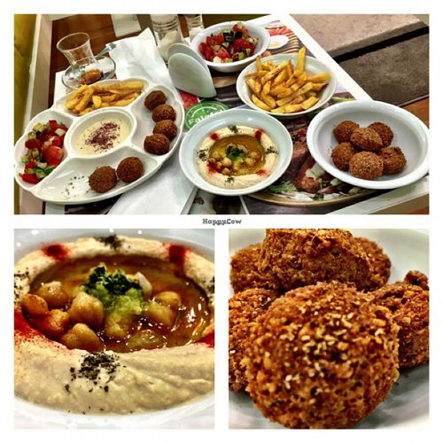 falafel, and lots of it. at Falafel in Sarajevo