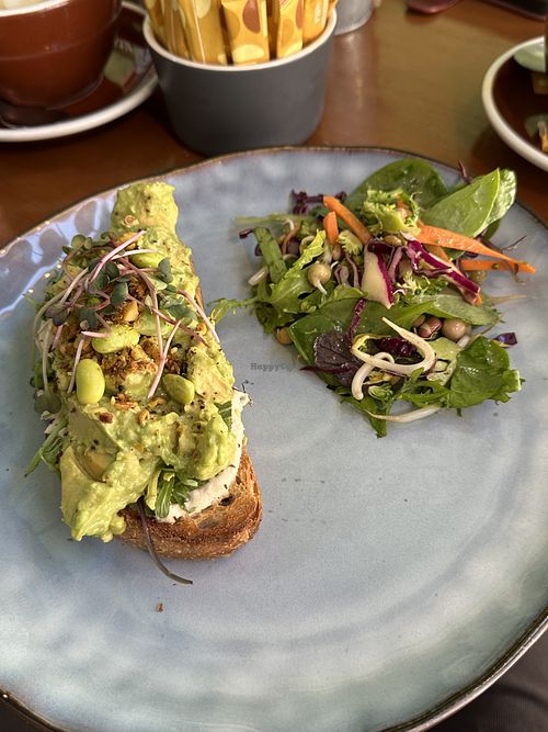 Avo Bruschetta #Veganuary at Replenish Cafe in Timaru