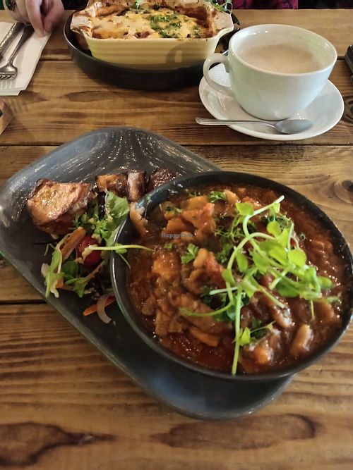 Mushroom and bean casserole at Super Natural Newcastle in Newcastle Upon Tyne