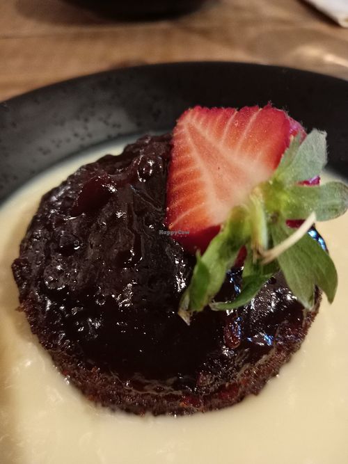Sticky toffee pudding at Super Natural Newcastle in Newcastle Upon Tyne