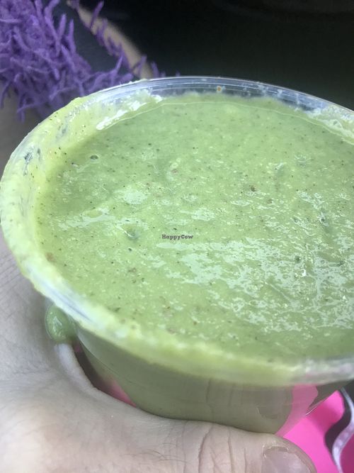 Green smoothie at The Juice Parlor in North Hollywood