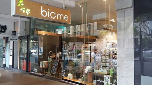 shop front at Biome Eco Store in Brisbane