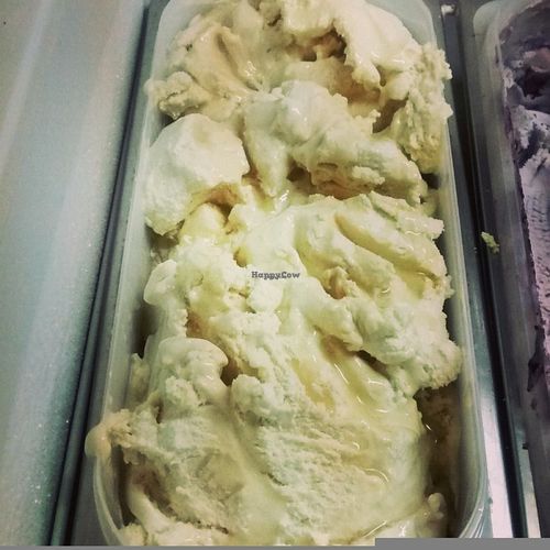 Our vegan salted caramel :) at Ice Shack in Manchester