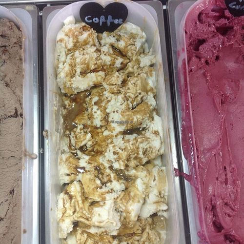 Our Vegan coffee ice cream at Ice Shack in Manchester