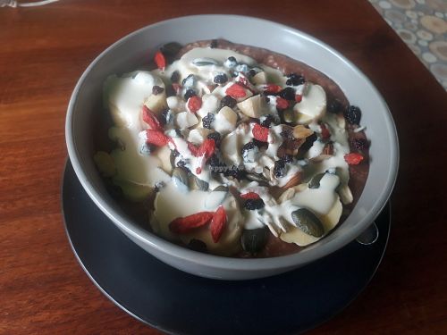 Overnight oats at Organic Love in Koh Phangan