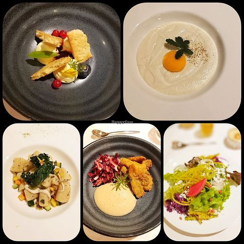 dinner (top level gourmet food) at La Vimea - Vegan Hotel & Vegan Restaurant in Naturno