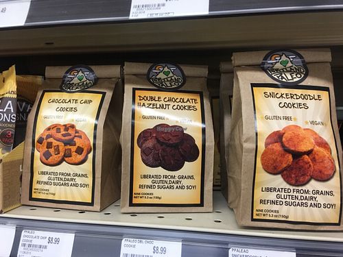 Vegan cookies at Portland Paleo in Portland