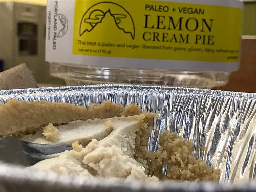 Lemon Cream pie at Portland Paleo in Portland