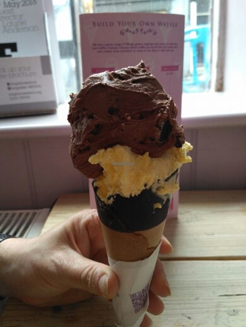 vegan ice cream at Gelato Gusto in Brighton