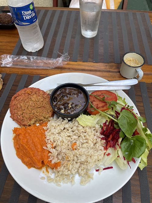 Extensive vegan menu!  at B-Vegan in Salvador